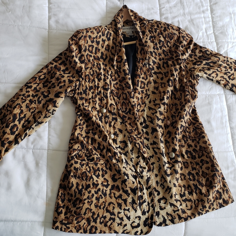Bloomingdale's Animal Print Blazer